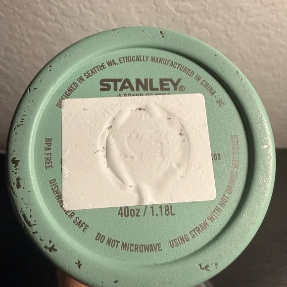 Stanley Mint Green Travel Mug - Picture 6 of 8